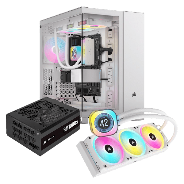 6500X RGB White All-in-One Bundle
