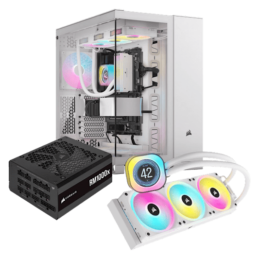 6500X RGB White All-in-One Bundle