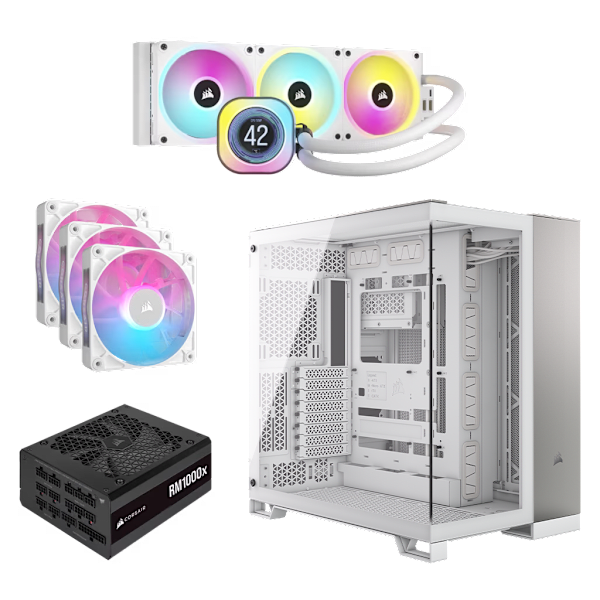 6500X White/Satin Gray Aluminum All-in-One Bundle