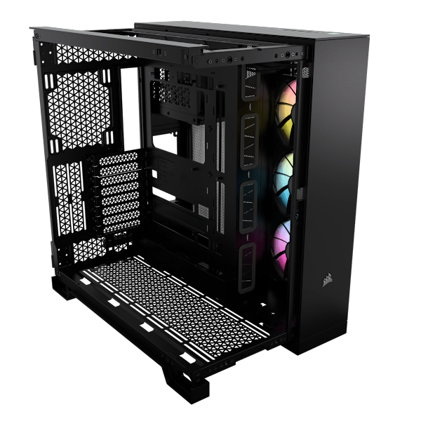 iCUE LINK 6500X RGB Mid-Tower ATX Dual Chamber PC Case - Black