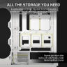 5000T Mid-Tower High-Performance PC Case - White