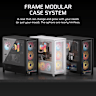 FRAME 5000D RS ARGB High-Airflow Mid-Tower PC Case - White