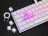 K65 RGB MINI 60% Mechanical Gaming Keyboard — CHERRY MX SPEED — White