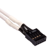 Premium Sleeved Front Panel Extension Kit 30cm — White