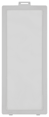5000D/5000D AIRFLOW Front Magnetic Dust Filter, White
