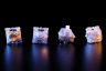 DROP Holy Panda X Clear Mechanical Switches, Tactile, 3-Pin, 35 Pack (MDX-36770-1)