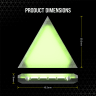 iCUE LC100 Case Accent Lighting Panels - Mini Triangle - 9x Tile Starter Kit