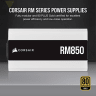RM White Series™ RM850 — 850 Watt 80 PLUS Gold Fully Modular ATX PSU