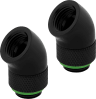 Hydro X Series 45° Rotary Adapter Twin Pack — Black
