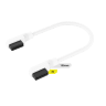 iCUE LINK Cable, 2x 135mm with Slim 90° connectors, White