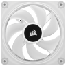 iCUE LINK QX120 RGB 120mm PWM PC Fans Starter Kit with iCUE LINK System Hub - White