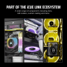 iCUE LINK LX120-R RGB 120mm PWM Reverse Fans Starter Kit