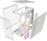 iCUE LINK 3500X RGB Mid-Tower PC Case - White