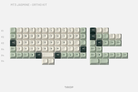 Drop MT3 Jasmine Keycap Set - Ortho
