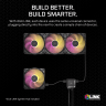 iCUE LINK RX120 MAX RGB 120mm PWM Thick Fans Starter Kit
