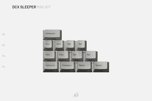 Drop + MiTo DCX Sleeper Keycap Set - Mac Kit