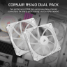 RS140 140mm PWM Fans - Dual Pack - White