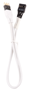 Premium Sleeved Front Panel Extension Kit 30cm — White