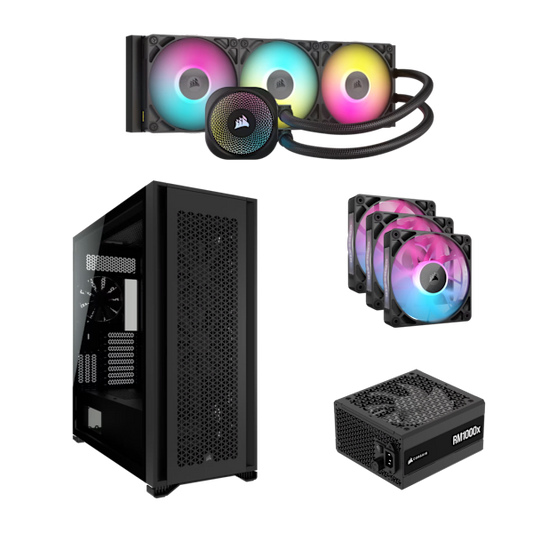 7000D Airflow TG Black All-in-One Bundle