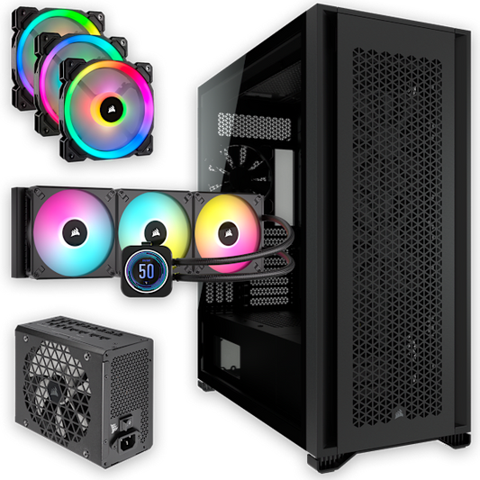 7000D Airflow with Power Supply, AIO Cooler, and Fans Bundle Deal