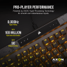 K70 MAX RGB Magnetic-Mechanical Gaming Keyboard — Adjustable CORSAIR MGX Switches — Steel Grey