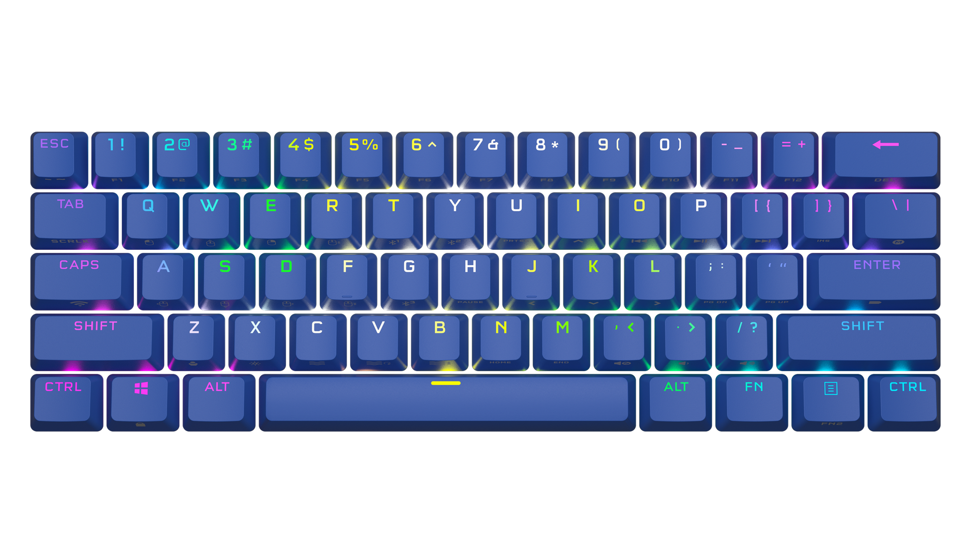 K70 Keycaps - Blue