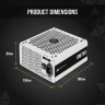 RM White Series™ RM750 — 750 Watt 80 PLUS Gold Fully Modular ATX PSU