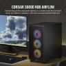 3000D RGB AIRFLOW Mid-Tower PC Case - Black