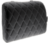 T1 RACE Lumbar Cushion, Black with White Stitching