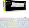 K70 PRO MINI WIRELESS RGB 60% Mechanical Gaming Keyboard, Backlit RGB LED, CHERRY MX Blue, White, White PBT Keycaps