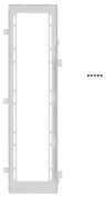 iCUE 7000X/7000D/7000D AIRFLOW Side Fan Tray, White