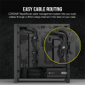 iCUE 4000D RGB AIRFLOW Mid-Tower Case, Black - 3x AF120 RGB ELITE Fans - iCUE Lighting Node PRO Controller - High-airflow Design