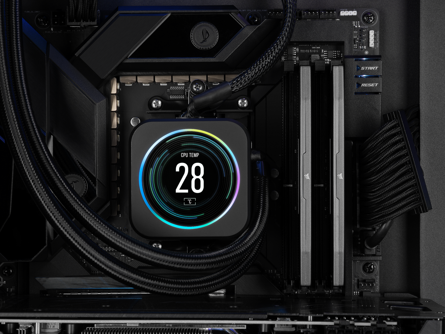 VENGEANCE® 64GB (4x16GB) DDR5 DRAM Up To 6000MT/s CL36 AMD EXPO & Intel XMP Memory