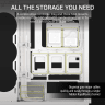 iCUE LINK 5000T LX RGB Mid-Tower High-Performance PC Case - White