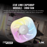 iCUE LINK CapSwap Module – VRM Fan – White