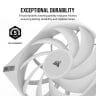 iCUE AF140 RGB ELITE 140mm PWM Fan - White