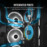 Hydro X Series XD7 RGB Pump/Reservoir Combo — Black