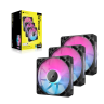 iCUE LINK RX120 RGB 120mm PWM Fan Triple Starter Kit