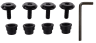 Carbide SPEC-OMEGA Tempered Glass Side Panel Thumbscrew Set