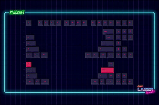 Drop + MiTo GMK Laser Custom Keycap Set - Blocknet