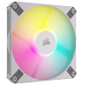iCUE AF120 RGB SLIM 120mm PWM Fluid Dynamic Bearing Fan — White Twin Pack