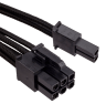 Premium Individually Sleeved PSU Cable Kit Pro Package, Type 4 (Generation 3) - Black