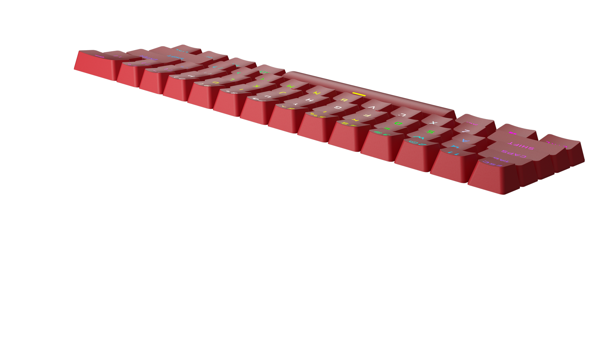 K70 Keycaps - Red