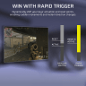 K70 PRO TKL High-Performance Hall Effect Programmable Gaming Keyboard with Rapid Trigger - White