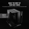 6500X Mid-Tower Dual Chamber PC Case - Black