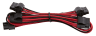 Premium Individually Sleeved Peripheral Cable, Type 4 (Generation 3) - Red/Black