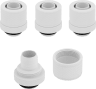 Hydro X Series XF Compression 10/13mm (3/8” / 1/2”) ID/OD Fitting Four Pack — White