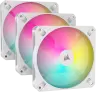 iCUE AR120 Digital RGB 120mm PWM Fan, Triple Pack, White