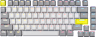 PBT DOUBLE-SHOT PRO KEYCAP MOD KIT - Silver Sun - NA Layout