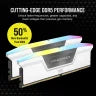VENGEANCE® RGB 32GB (2x16GB) DDR5 DRAM Up To 6400MT/s CL36 Memory Kit — White
